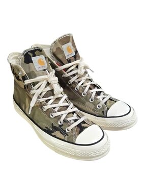 Converse x Carhartt WIP Chuck 70 High Top Sneakers 'Camo' 169221C M 10 W 12